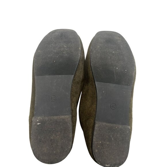 Unbranded Womens Olive Green Faux Suede Loafers Size 40 - Picture 5 of 6